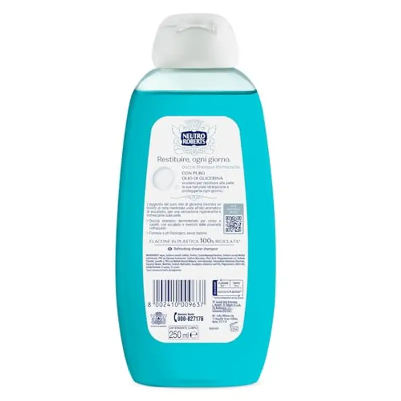 Neutro Roberts Doccia Shampoo Rinfrescante, 250ml miniatura 2