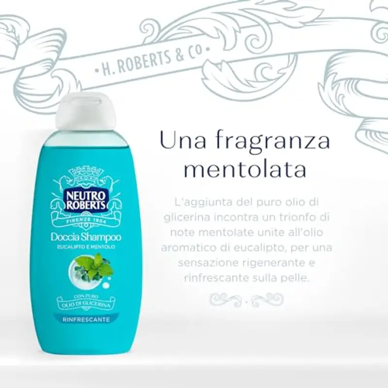 Neutro Roberts Doccia Shampoo Rinfrescante, 250ml miniatura 3