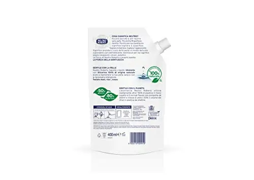 Neutro Roberts Sapone Liquido Ecopouch Idratante Con Glicerina, Ricarica Ecologica di Sapone Liquido per Le Mani miniatura 2