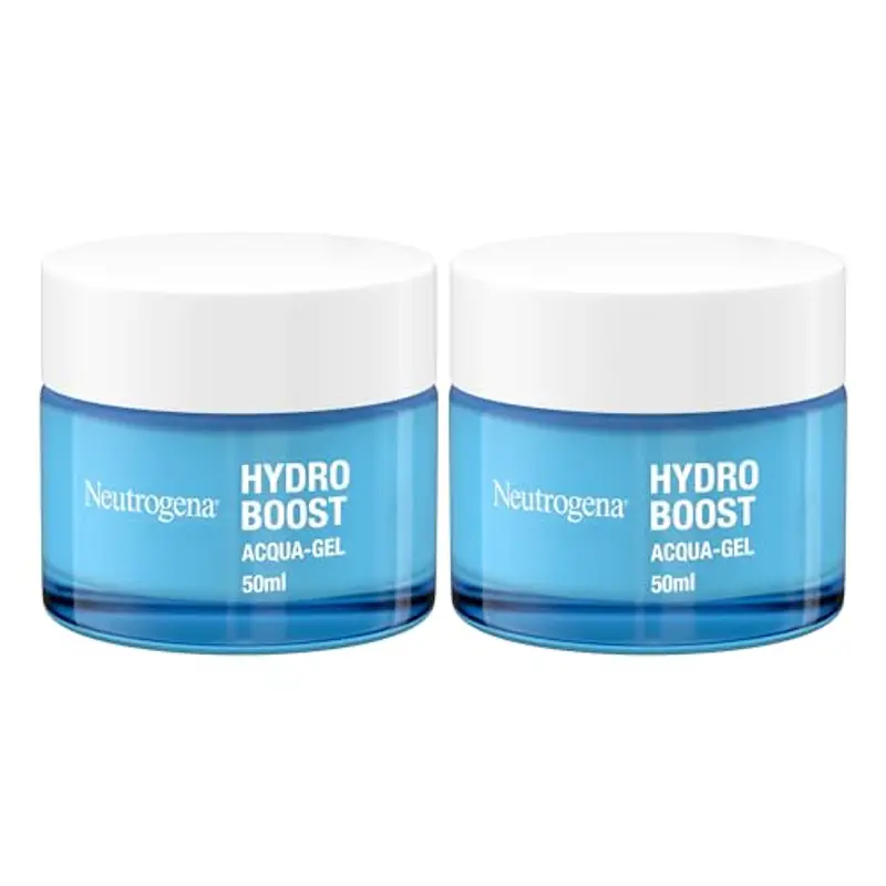Neutrogena Hydro Boost Acqua Gel, Crema idratante viso in gel leggero a base acqua, Crema viso Acido Ialuronico per
