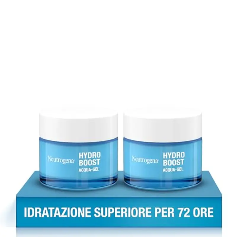 Neutrogena Hydro Boost Acqua Gel, Crema idratante viso in gel leggero a base acqua, Crema viso Acido Ialuronico per miniatura 2
