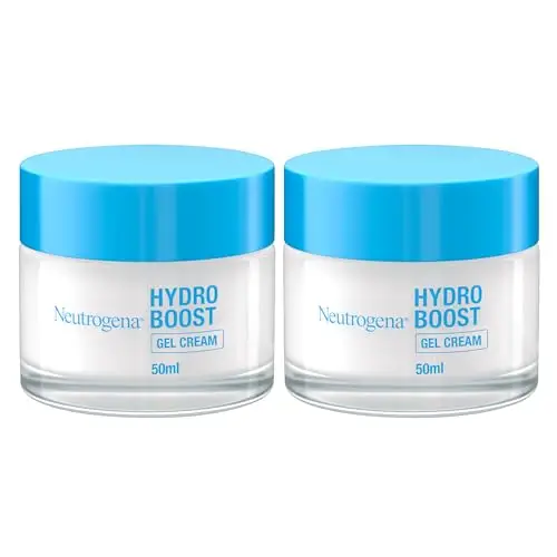 Neutrogena Hydro Boost Crema Gel, Crema idratante viso in gel leggero, Crema viso Acido Ialuronico per un'idratazione