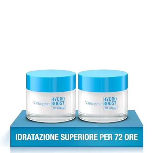 Neutrogena Hydro Boost Crema Gel, Crema idratante viso in gel leggero, Crema viso Acido Ialuronico per un'idratazione miniatura 2