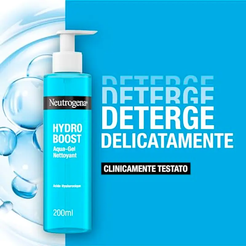 Neutrogena Hydro Boost Routine Detersione e Idratazione Skincare Kit Acqua-Gel, Set skincare viso completo con Crema miniatura 2