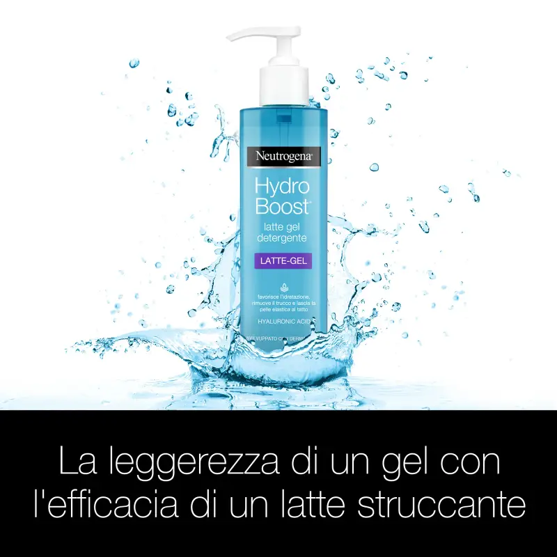 Viso Hydro Boost Latte Gel Detergente - Latte detergente, Gel detergente viso miniatura 2