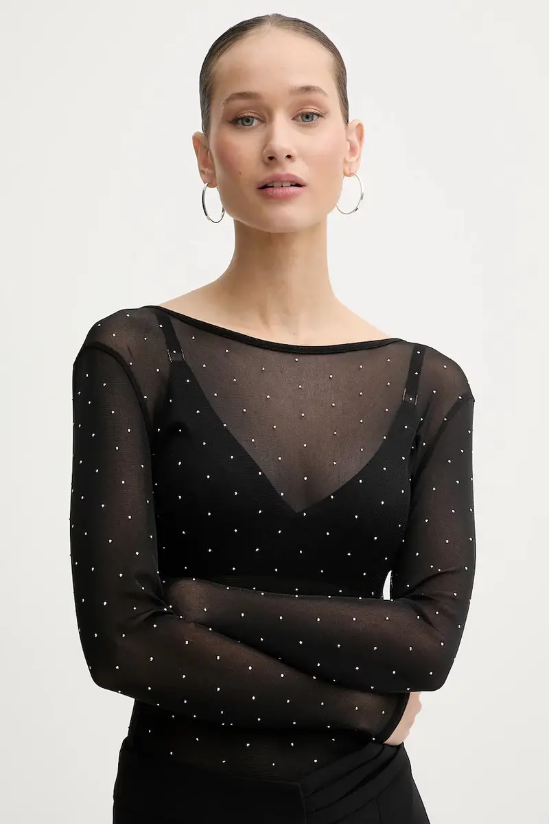 Never Fully Dressed Body Donna Nero 3920994 miniatura 5