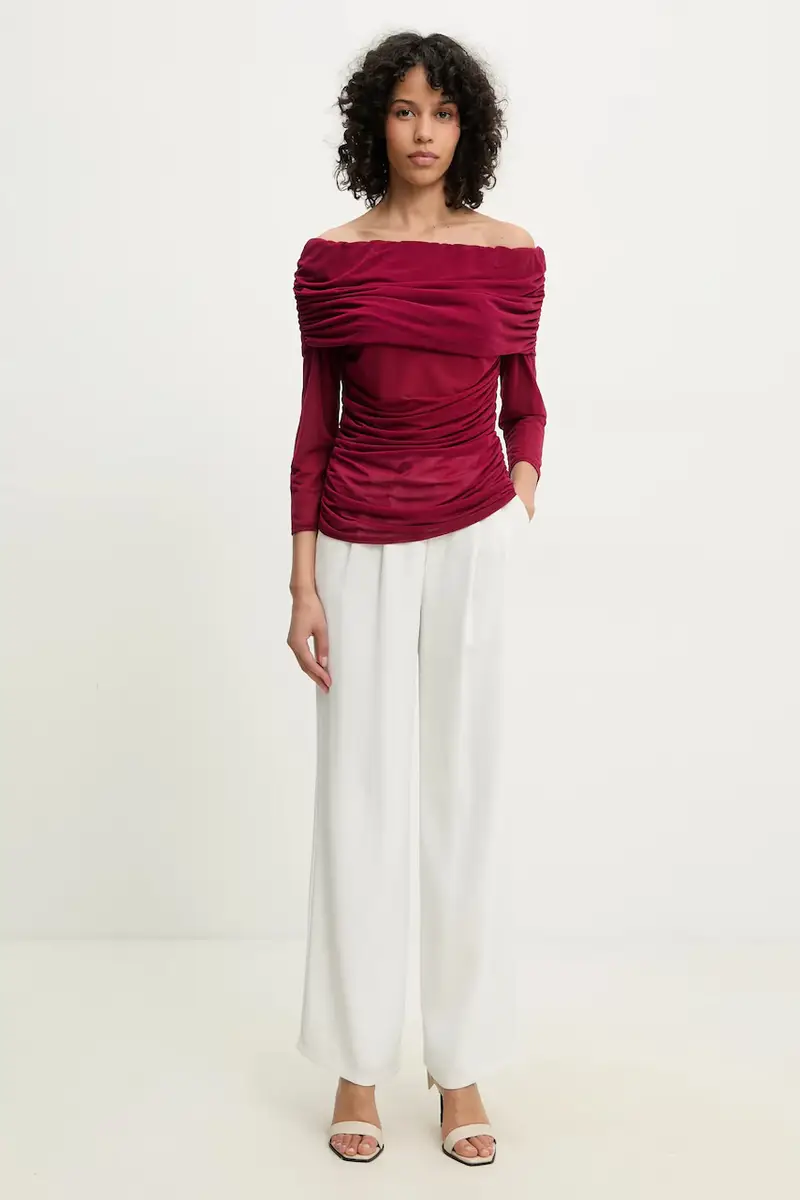 camicetta Diaz donna colore granata NFDTO1669 miniatura 2