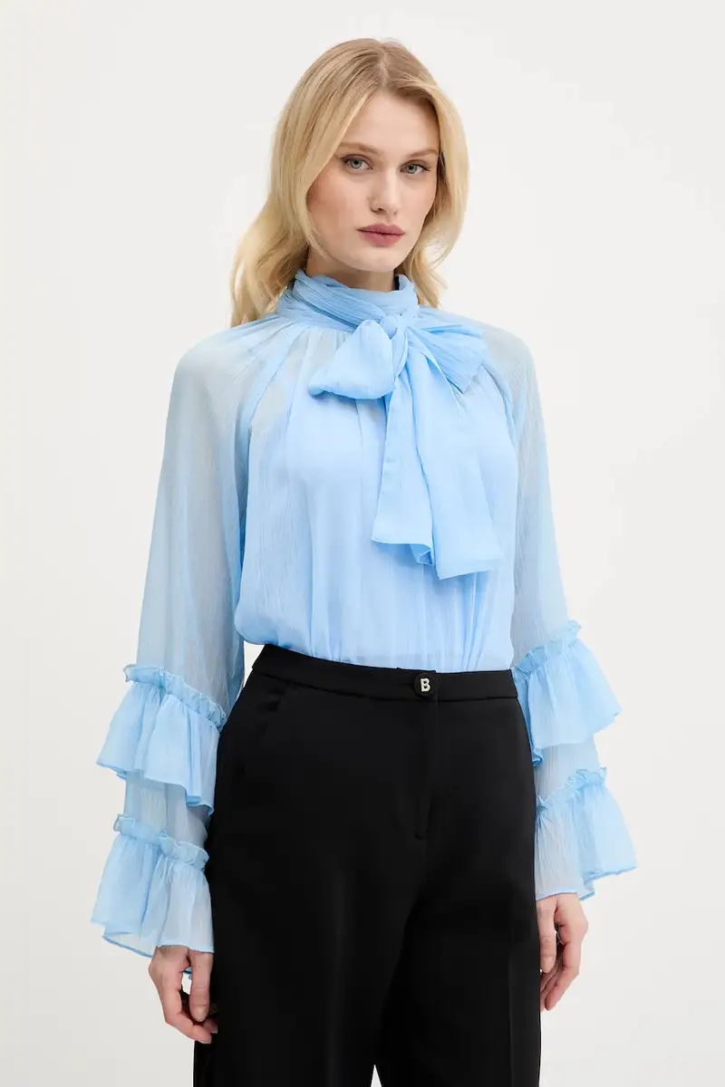 camicetta donna colore blu NFDTO1672