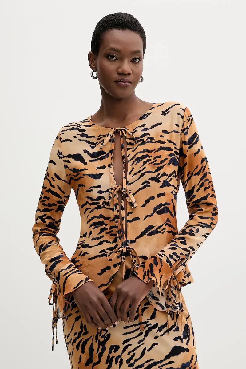 camicetta donna colore marrone NFDTO1808