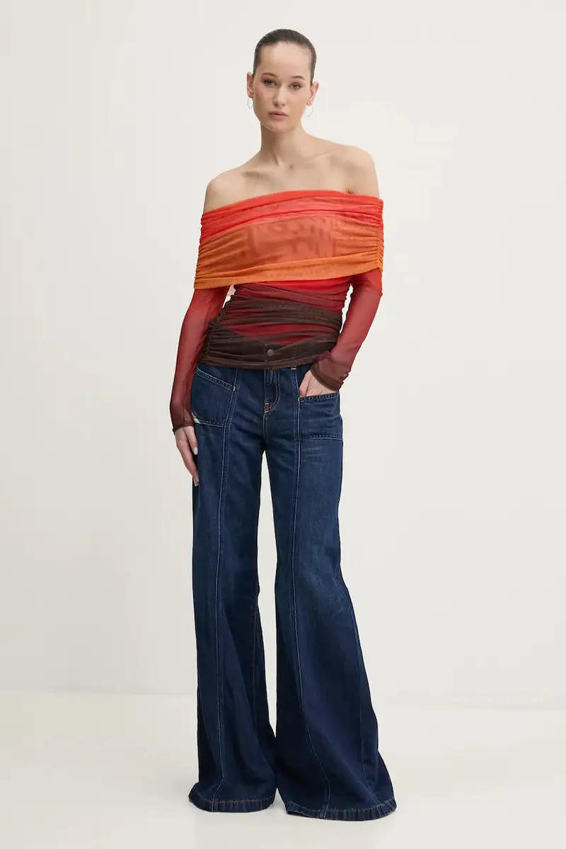 camicetta Ombre Anastasia donna colore arancione NFDTO1472 miniatura 2