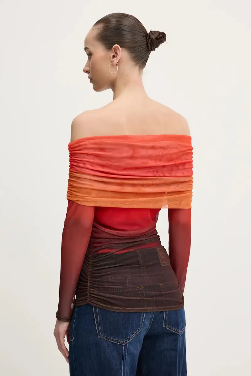 camicetta Ombre Anastasia donna colore arancione NFDTO1472 miniatura 3