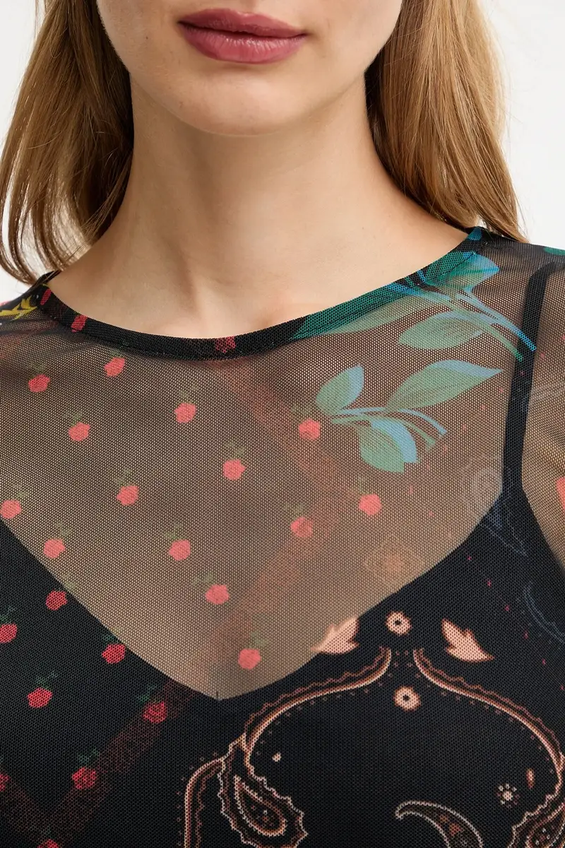 camicia a maniche lunghe donna colore nero NFDTO1941 miniatura 5