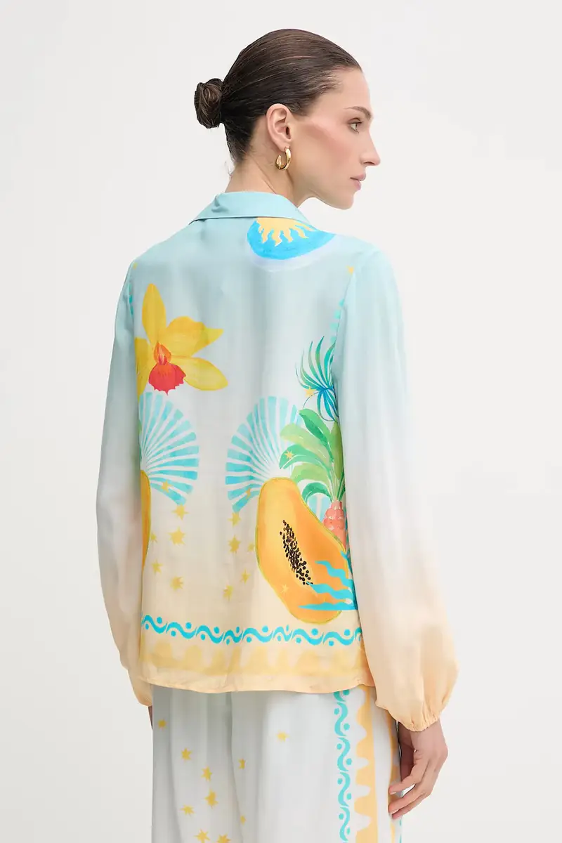 camicia Miley donna colore blu NFDTO1782 miniatura 3