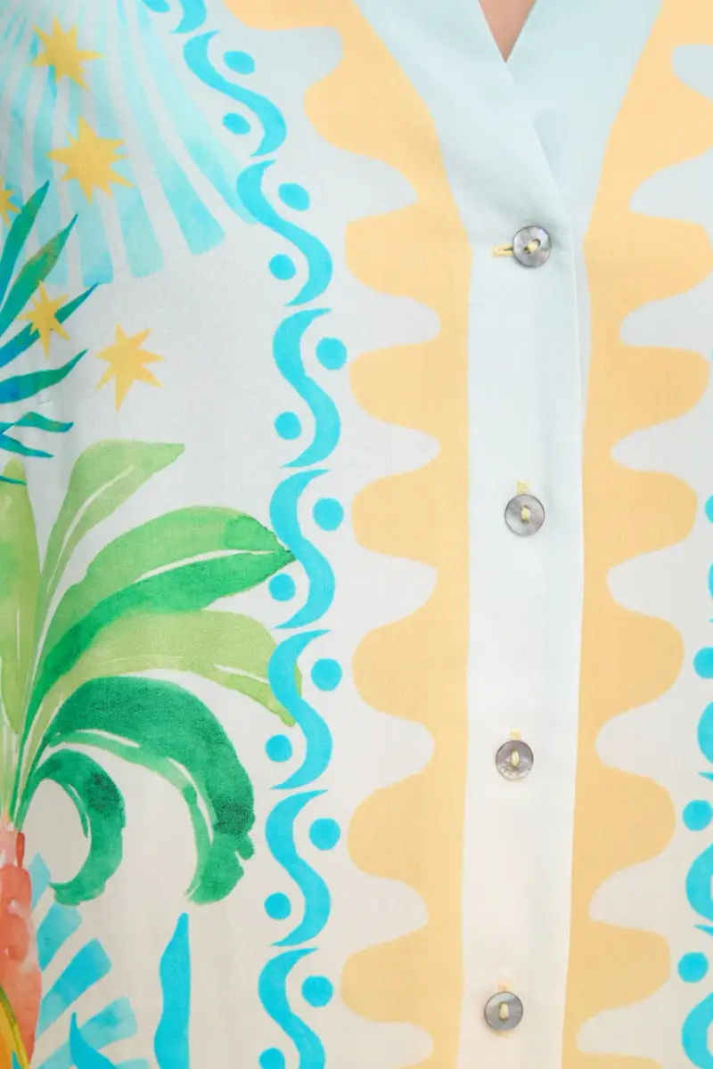 camicia Miley donna colore blu NFDTO1782 miniatura 5