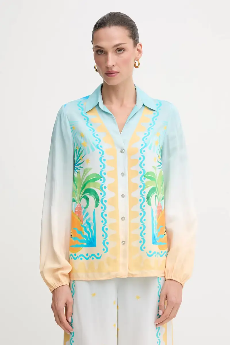 camicia Miley donna colore blu NFDTO1782