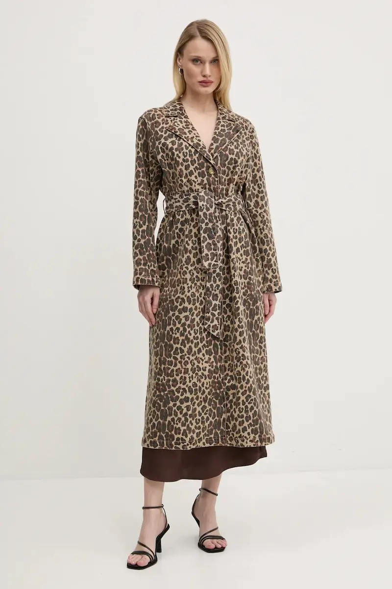 cappotto Lucia donna colore beige NFDOU403