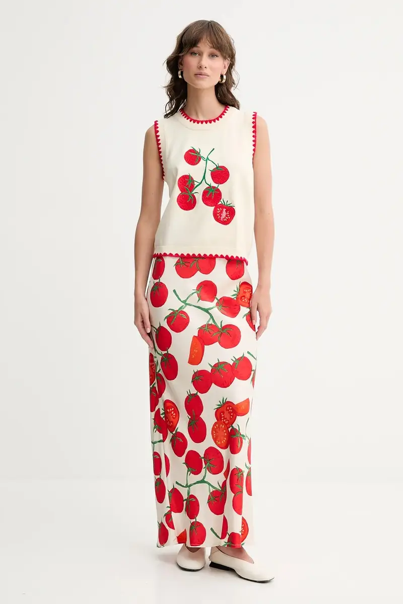 Never Fully Dressed Gilet Donna Beige 3572346 miniatura 2