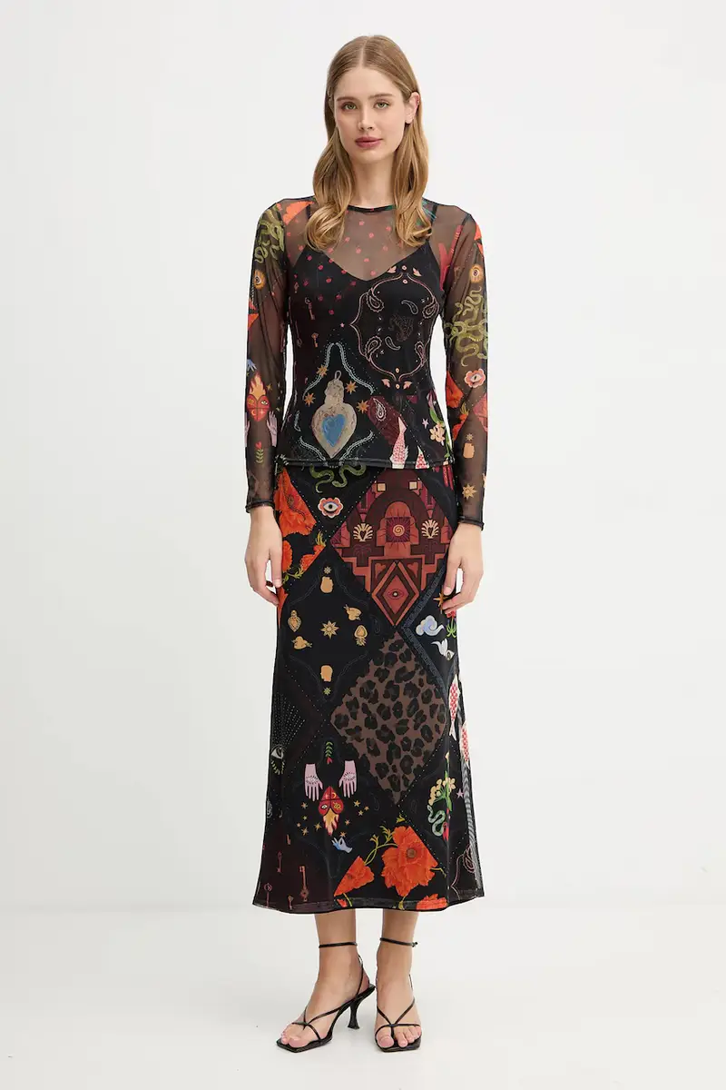 gonna colore nero NFDSK751 miniatura 2