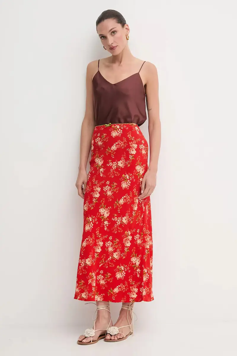 gonna colore rosso NFDSK738 miniatura 2