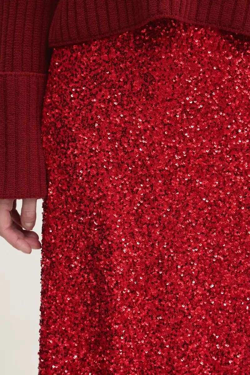 gonna Dorris Skirts colore rosso NFDSK594 miniatura 4