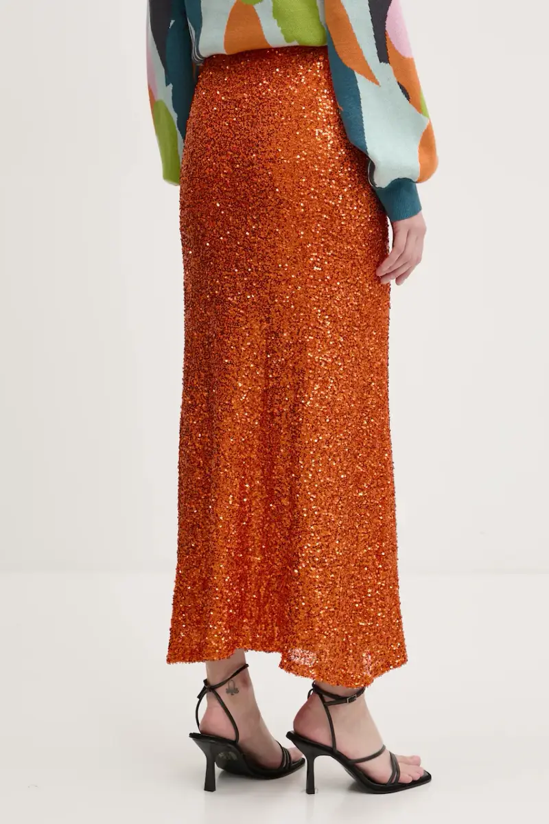 gonna Rust Sequin Dorris colore arancione NFDSK634 miniatura 3