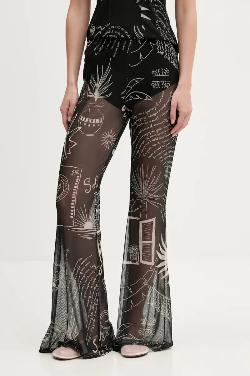 pantaloni donna colore nero NFDTR482