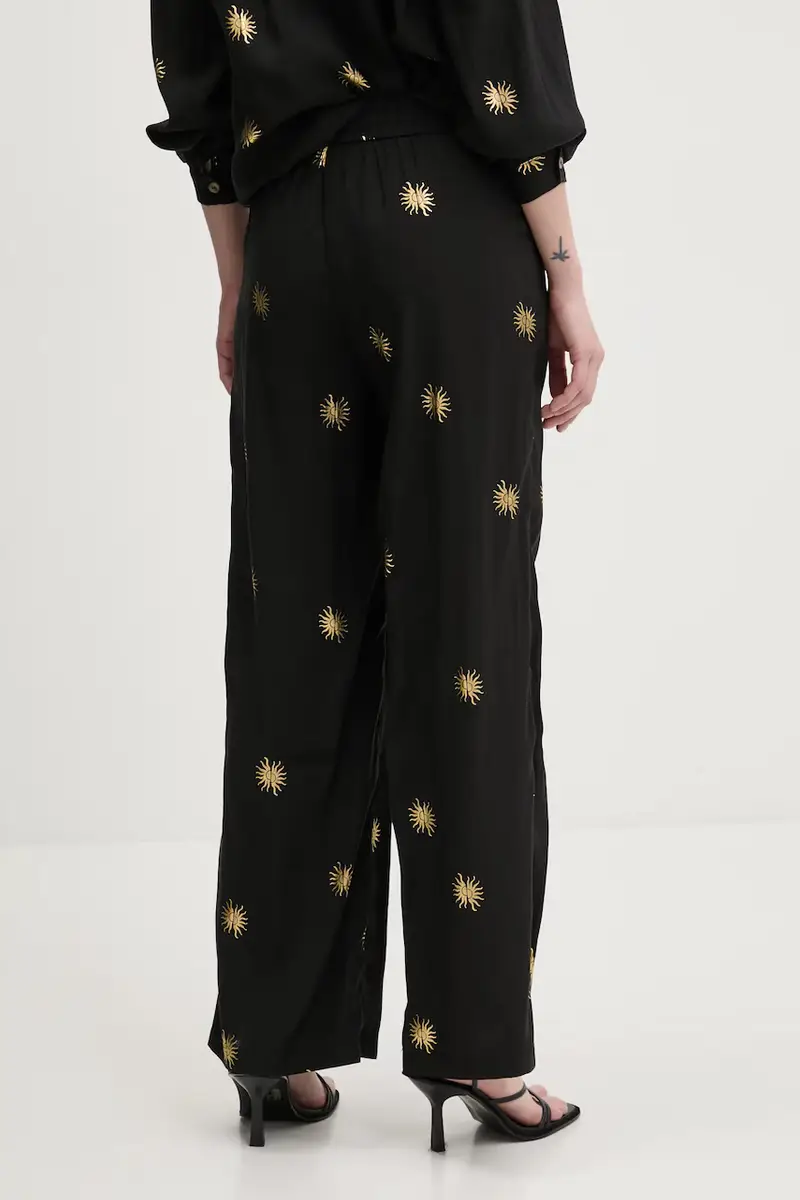 pantaloni Gold Sun Elissa donna colore nero NFDTR405 miniatura 3