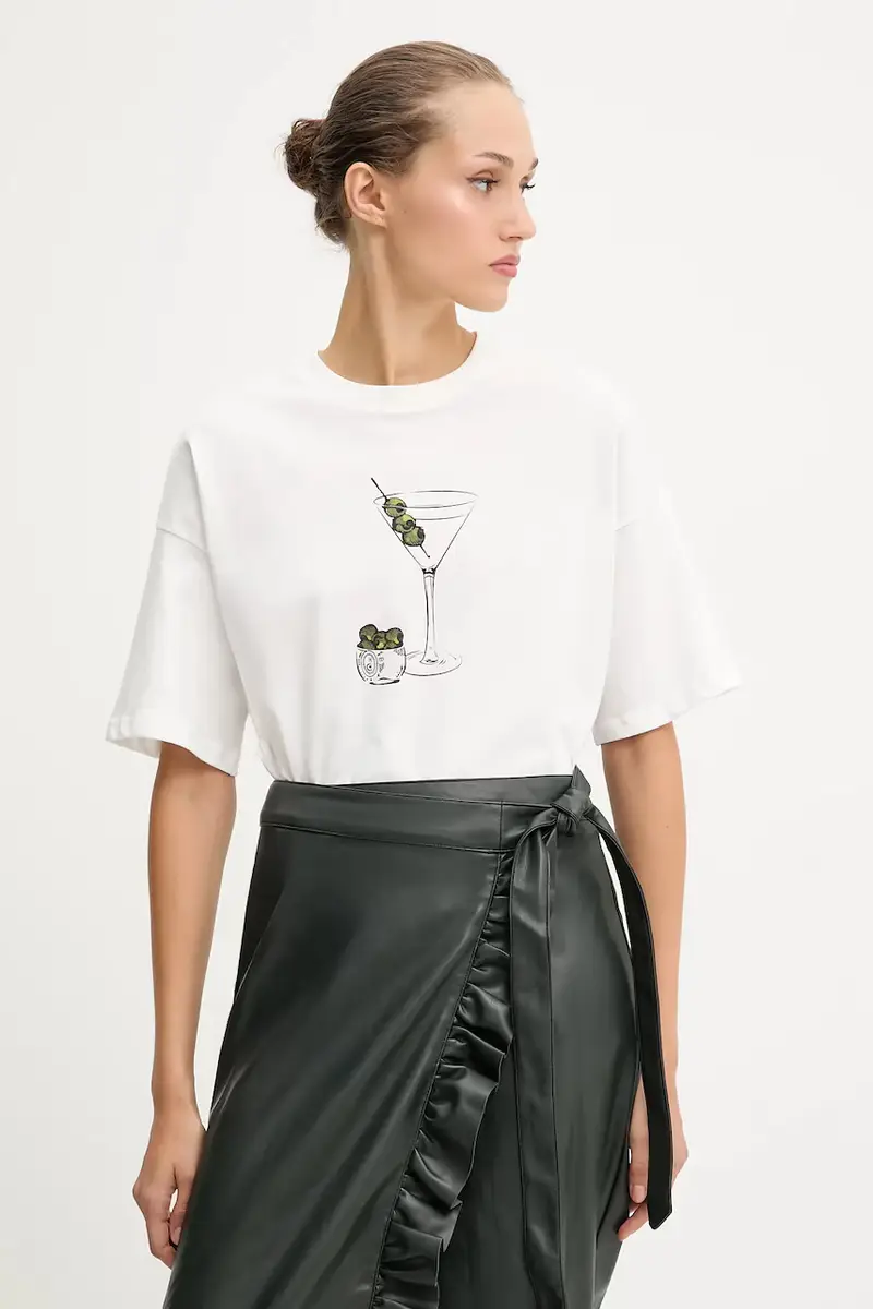 Never Fully Dressed T-shirt Donna Bianco 3578421