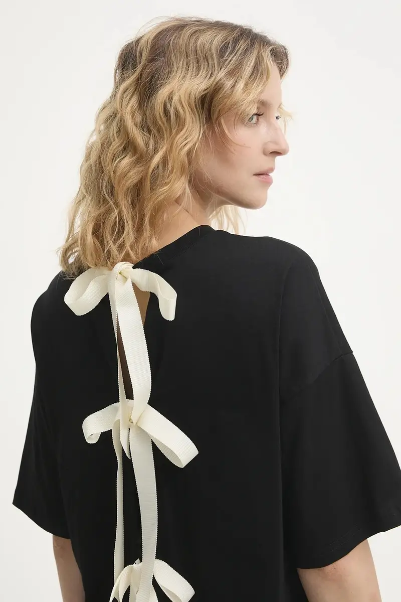 Never Fully Dressed T-shirt Donna Nero 3649698 miniatura 3