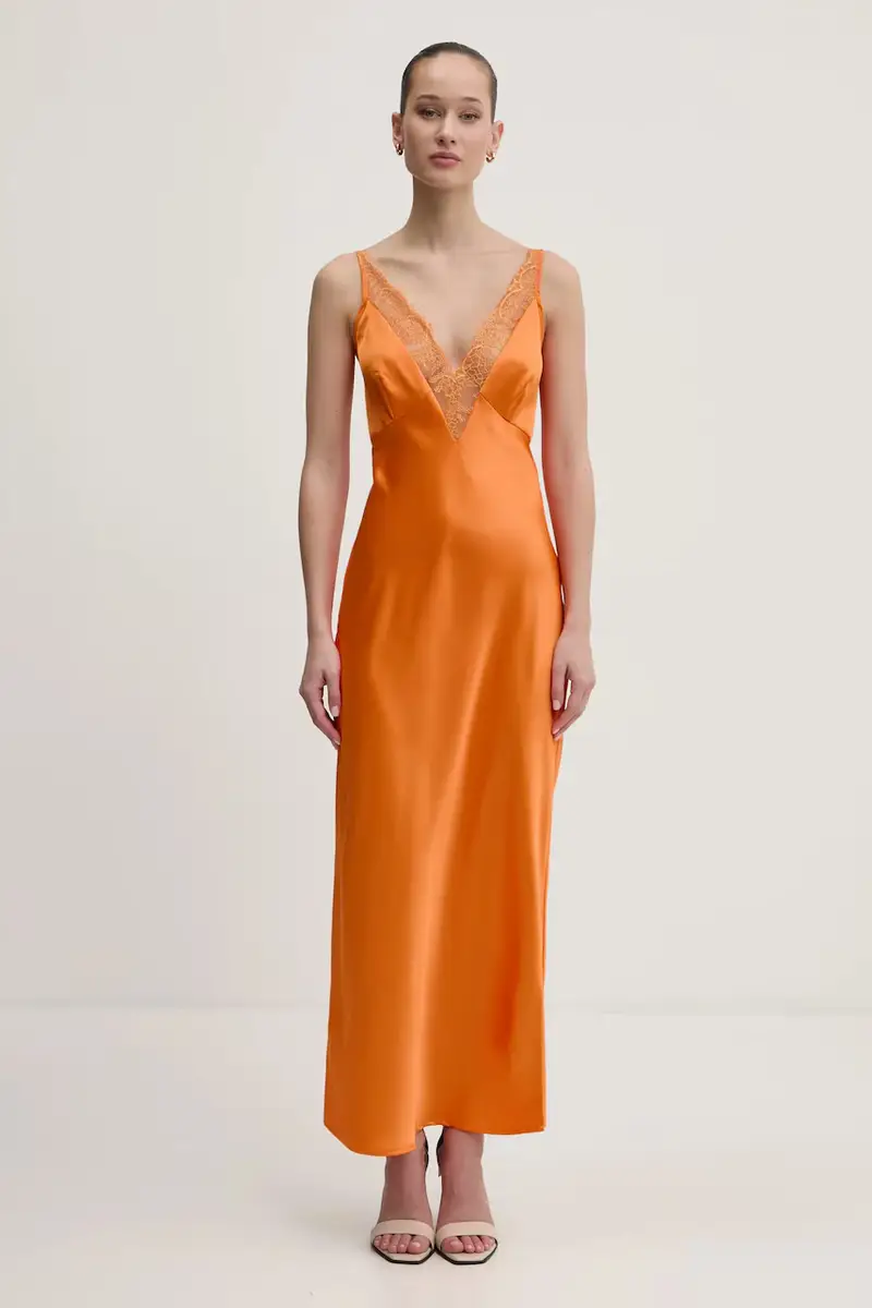 vestito colore arancione NFDDR1859 miniatura 3