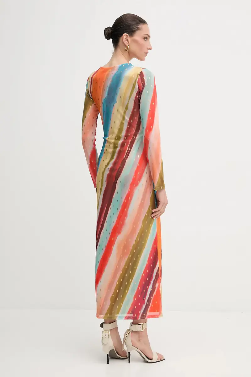 vestito colore arancione NFDDR2796 miniatura 3