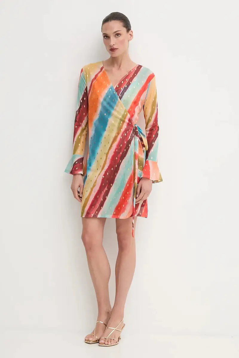 vestito colore arancione NFDDR2797 miniatura 2