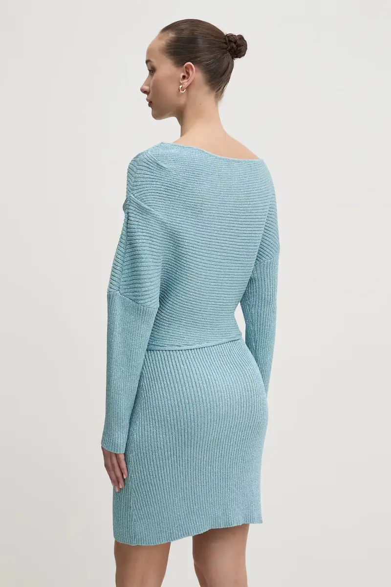 vestito colore blu NFDKN606 miniatura 2