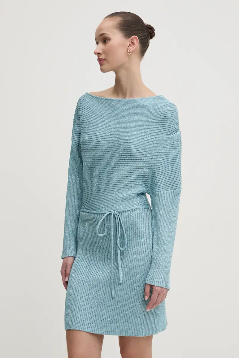 vestito colore blu NFDKN606 miniatura 3