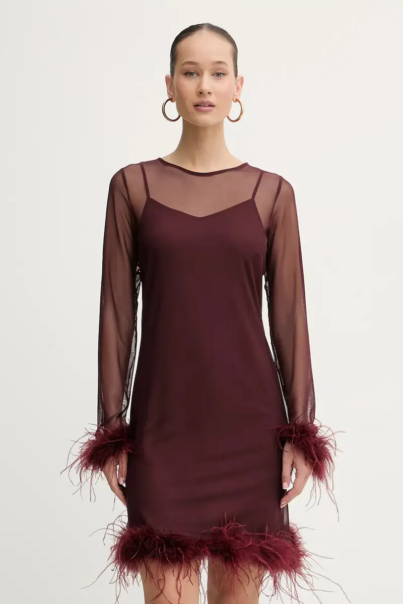 vestito colore granata NFDDR3071