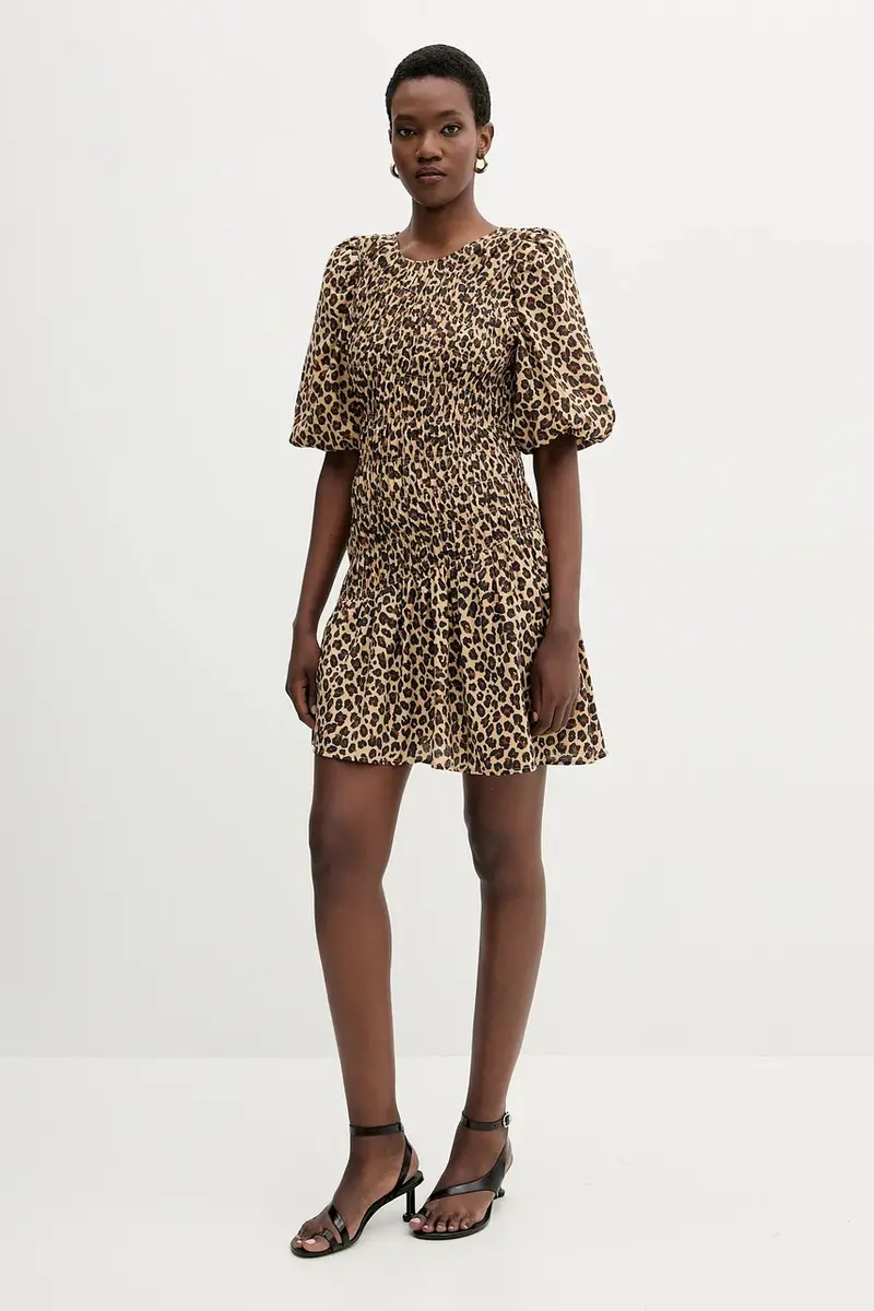 vestito colore marrone NFDDR3114 miniatura 2