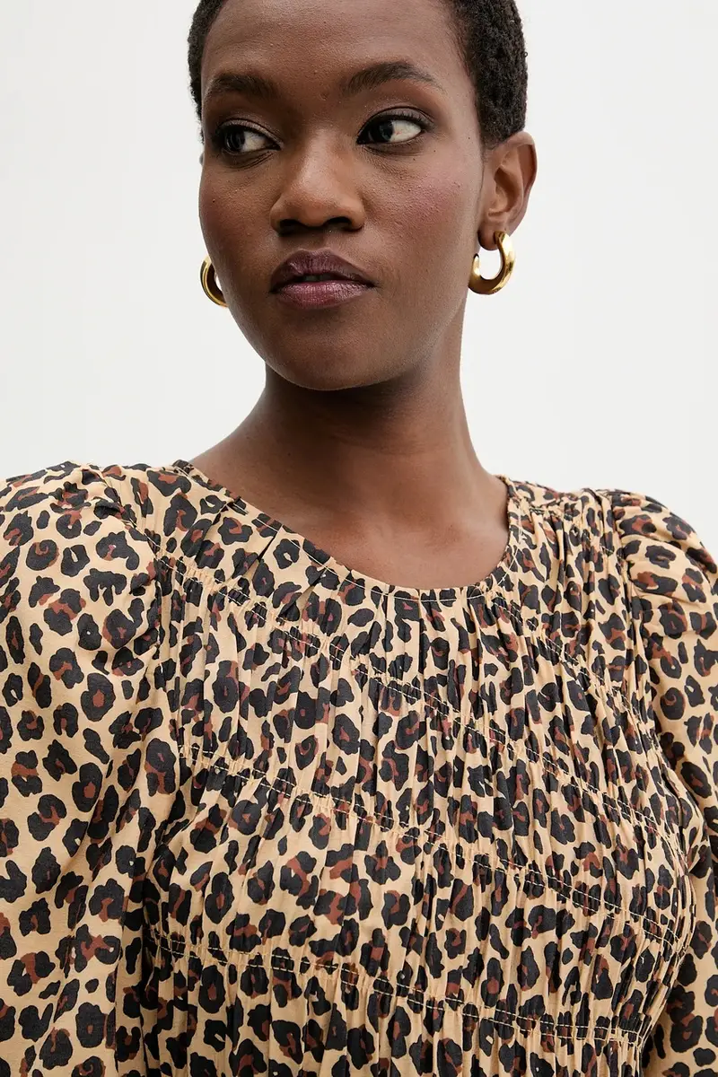 vestito colore marrone NFDDR3114 miniatura 4