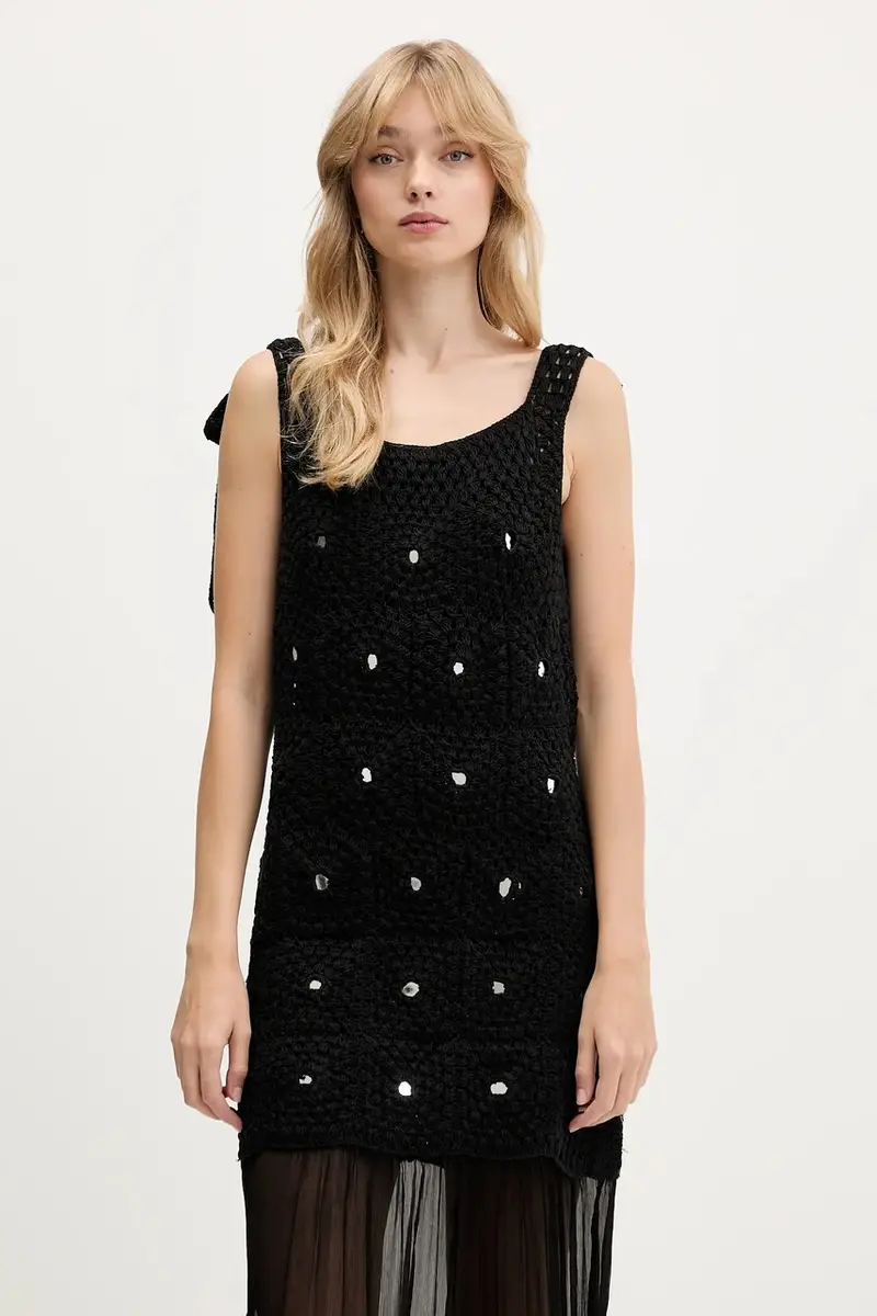 vestito colore nero NFDDR2258 miniatura 4