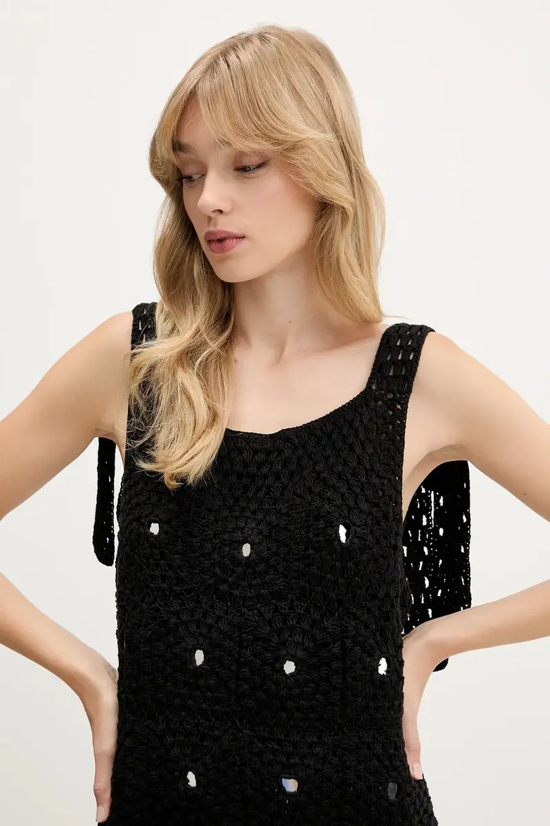 vestito colore nero NFDDR2258 miniatura 5