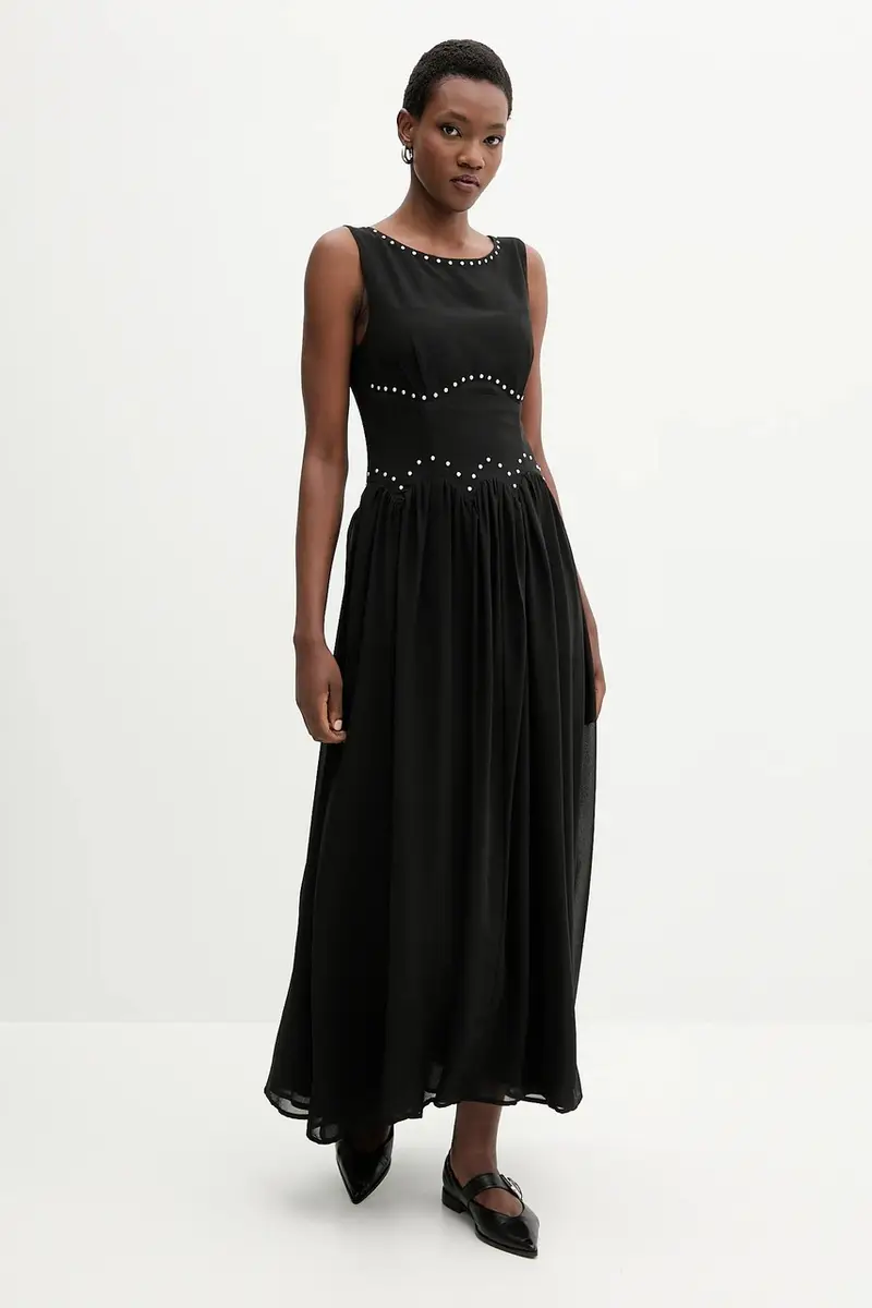 vestito colore nero NFDDR2813 miniatura 2