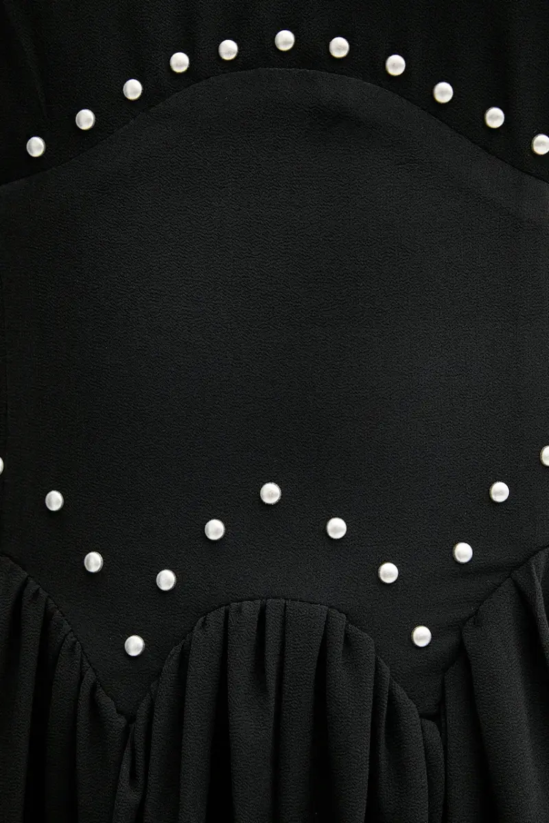 vestito colore nero NFDDR2813 miniatura 5