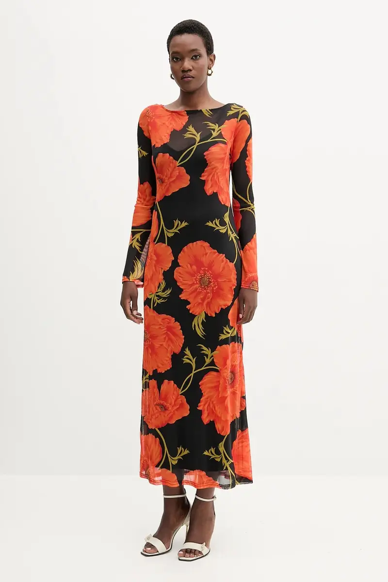 vestito colore nero NFDDR3016 miniatura 2