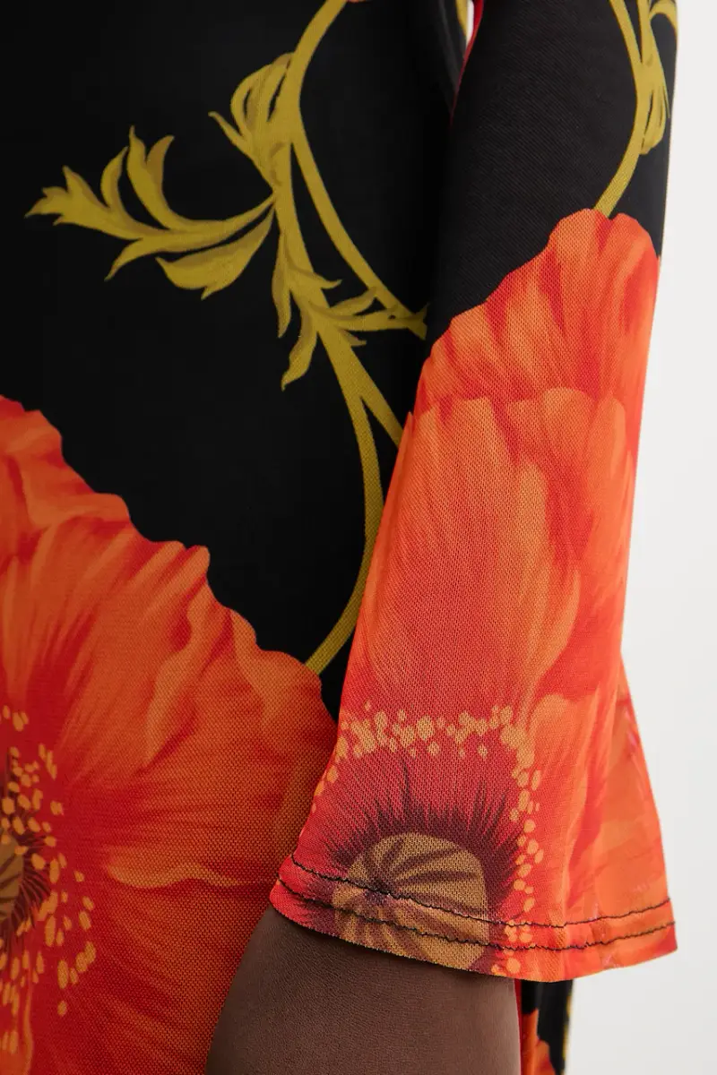 vestito colore nero NFDDR3016 miniatura 5