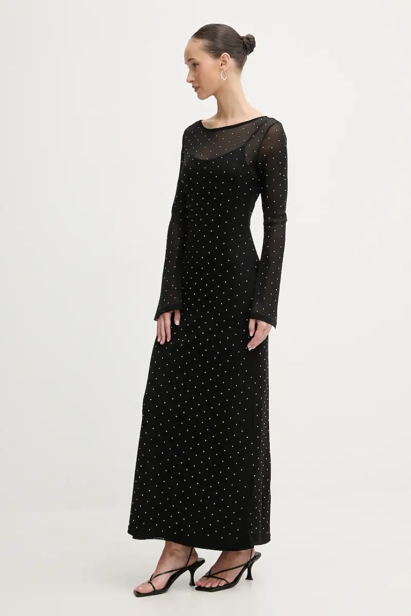 vestito colore nero NFDDR3122 miniatura 2