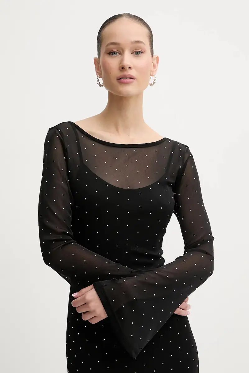 vestito colore nero NFDDR3122 miniatura 4