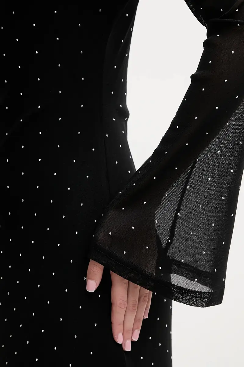 vestito colore nero NFDDR3122 miniatura 5