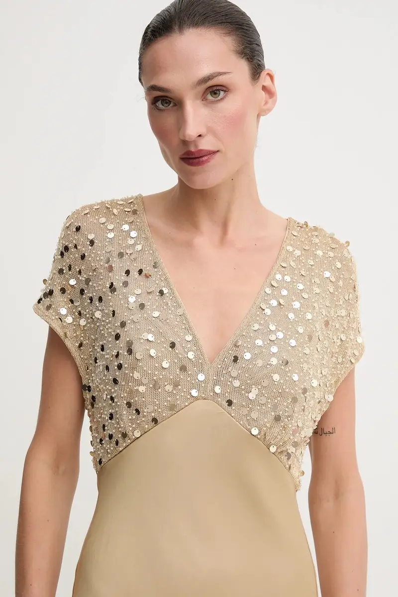 vestito colore oro NFDDR2230 miniatura 4