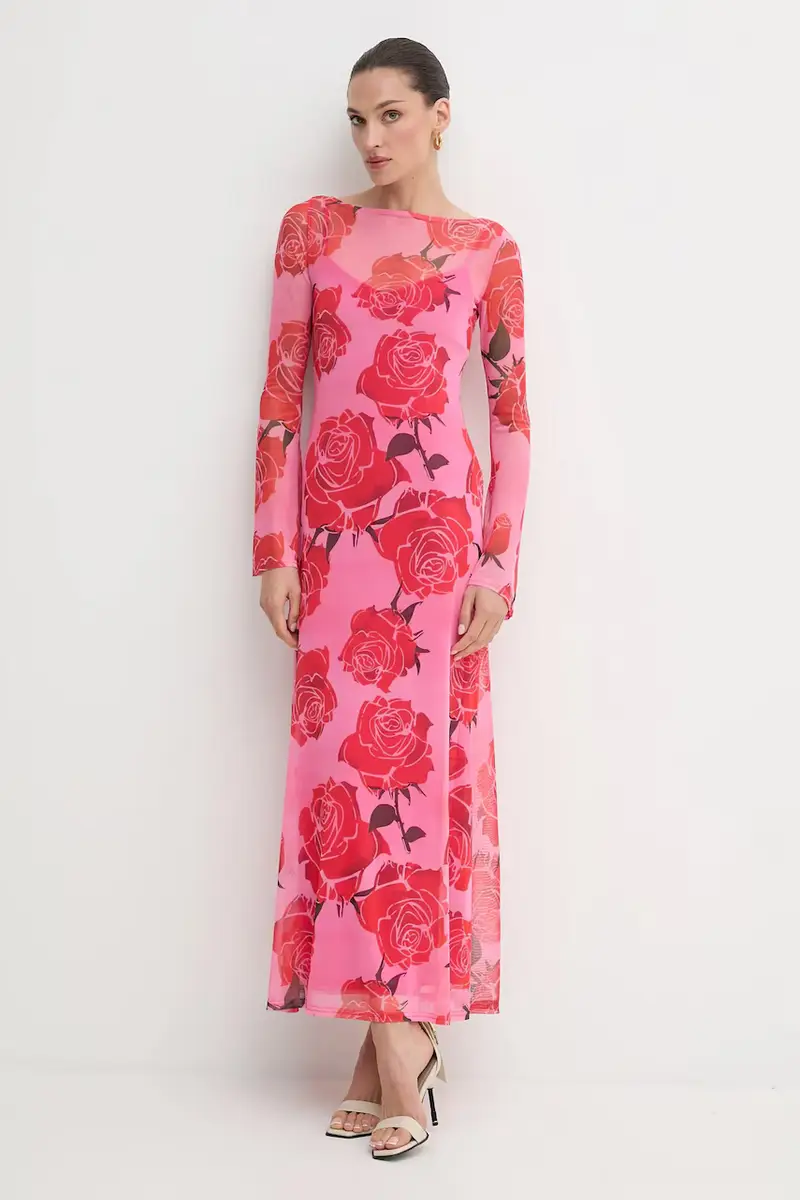 vestito colore rosa NFDDR2830 miniatura 2