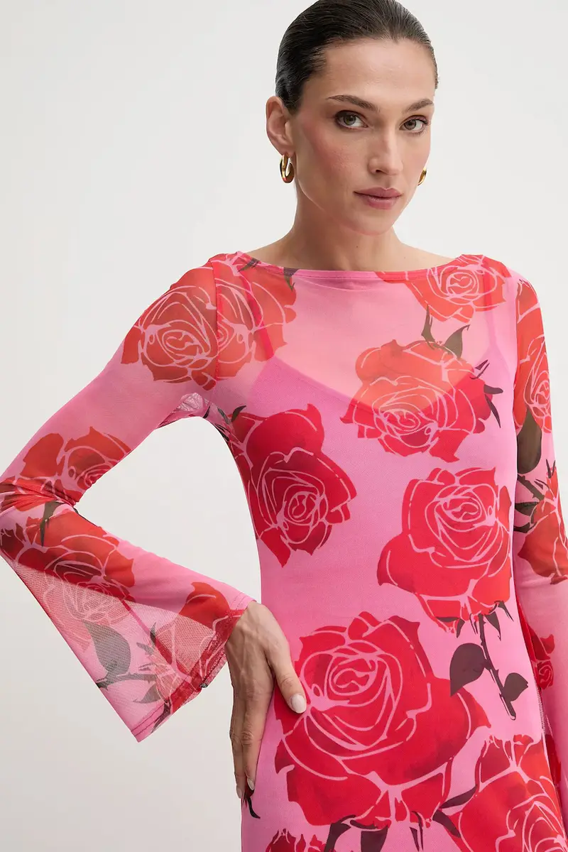 vestito colore rosa NFDDR2830 miniatura 4