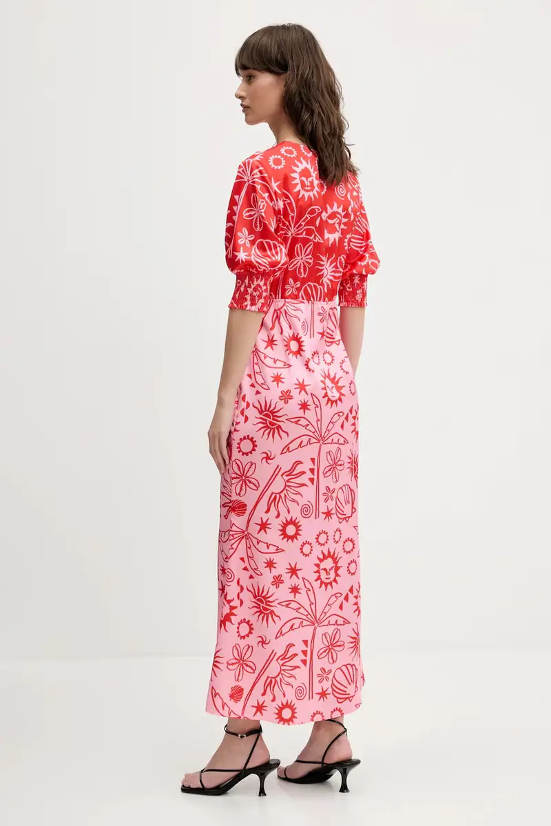 vestito colore rosso NFDDR2181 miniatura 2